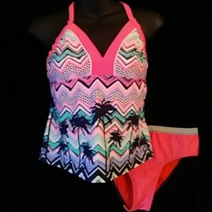 Zero Posur 2-piece swimsuit-sz 14 (big girls)